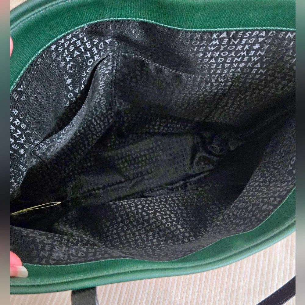 Kate Spade New York Crazy Like A Fox Green Limited Edition Tote NWOT - Picture 6 of 8